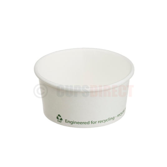 2oz bio recyclable paper portion pot without lid for sauces and condiments