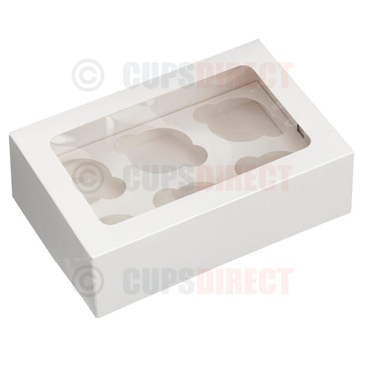 6 cupcake box with insert designed for larger cupcake orders