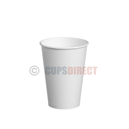 7oz white paper water cup suitable for cold drinks and events