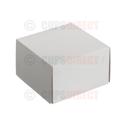 8 inch tall white cake and dessert box ideal for larger cakes