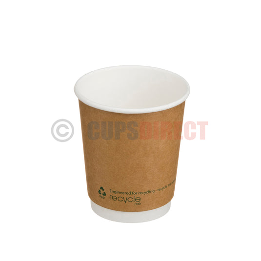 Bio Recyclable - Double Wall Kraft Hot Cup Range