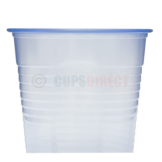 Large Blue Plastic Water Cup 9oz - Extra Tall