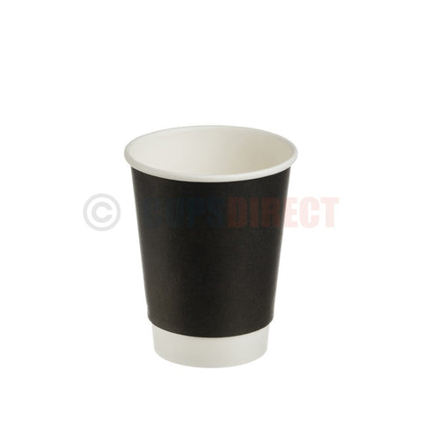 Double Wall Black Paper Hot Cup Range