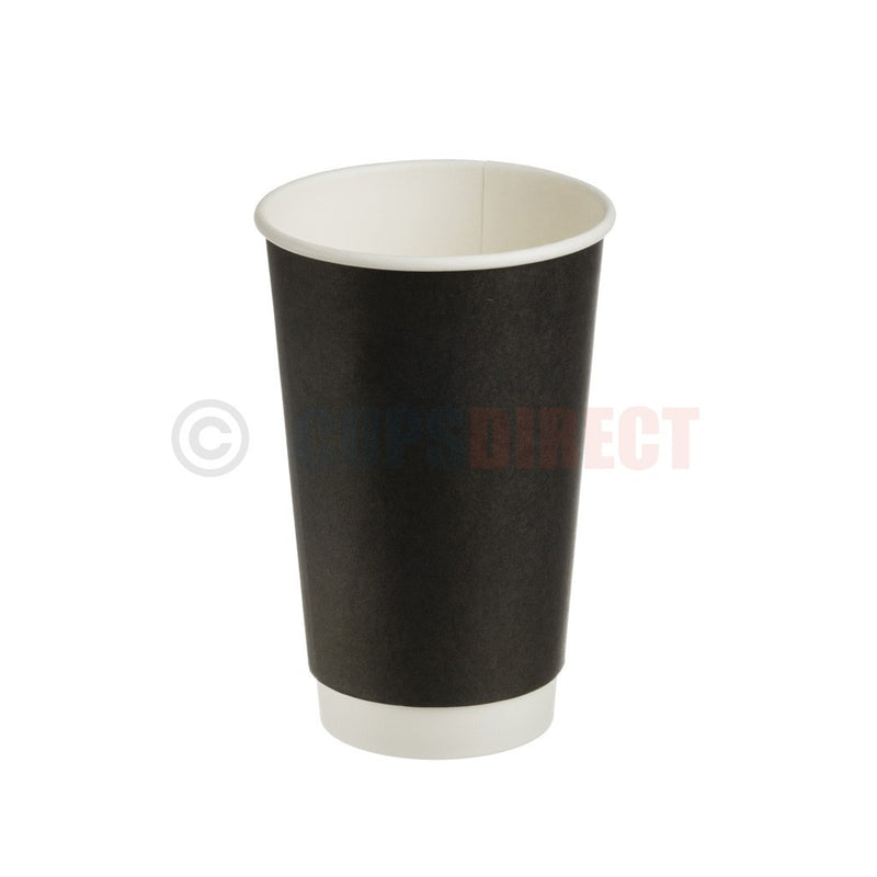 Load image into Gallery viewer, Double Wall Black Paper Hot Cup Range
