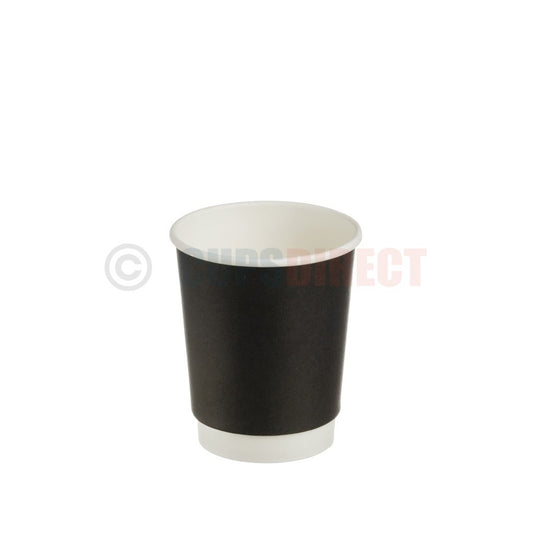 Double Wall Black Paper Hot Cup Range