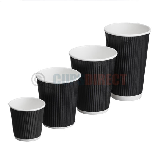 Black Ripple Hot Cup Range