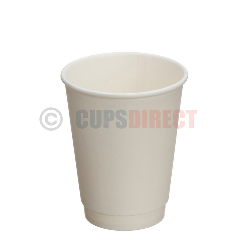 Load image into Gallery viewer, White Double-Wall Hot Cup Range
