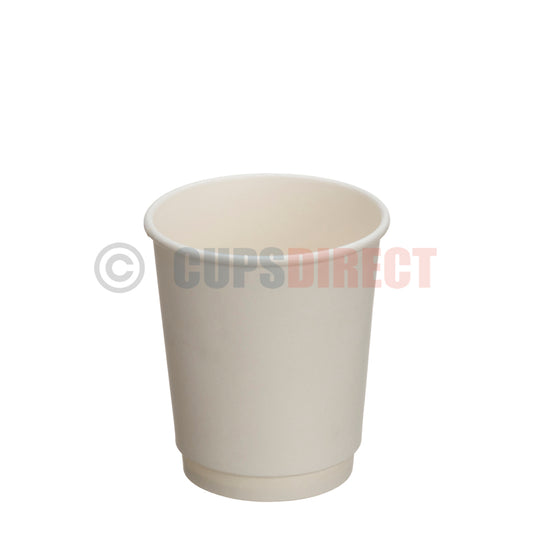 White Double-Wall Hot Cup Range