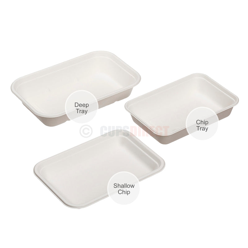 Load image into Gallery viewer, Bagasse Food Trays &amp; Container Range
