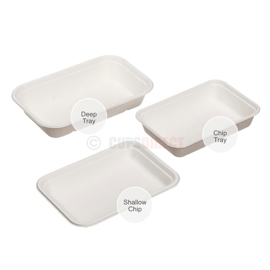 Bagasse Food Trays & Container Range