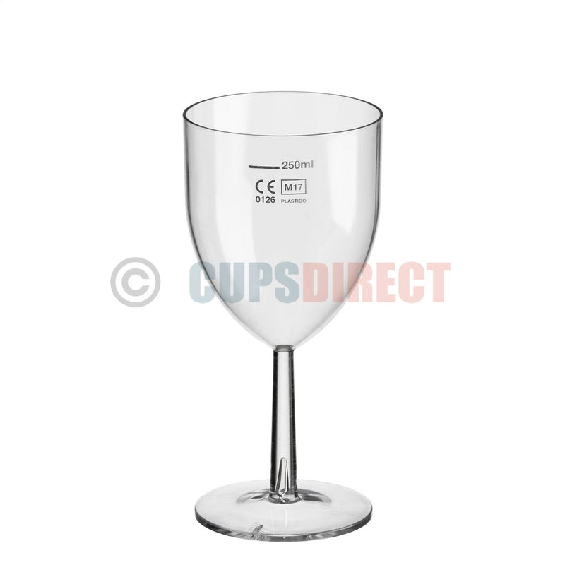 Load image into Gallery viewer, 250ml Reusable Plastic Wine Glass 
