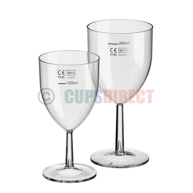 Reusable Plastic Wine Glass Range