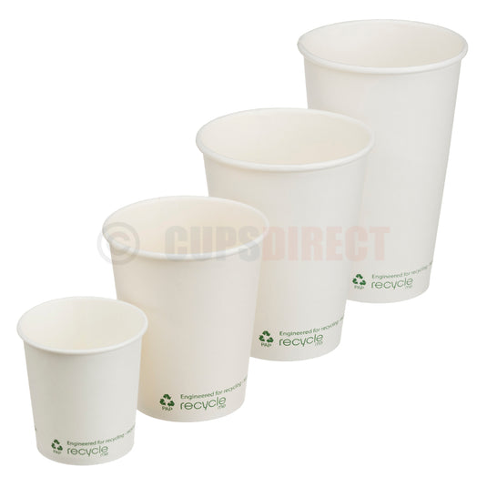 Bio Recyclable - Single Wall Hot Cup Range