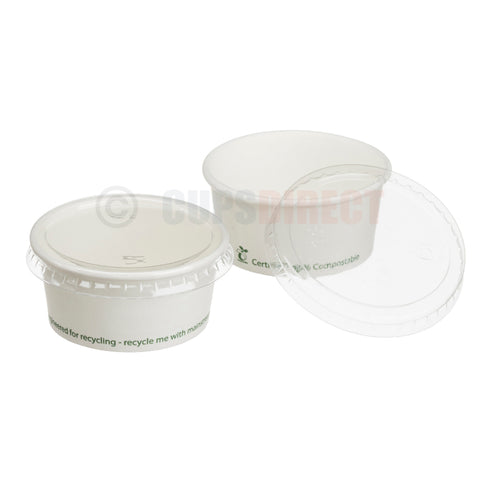Paper Soup Containers With Lids Disposable Kraft Paper Food - Temu