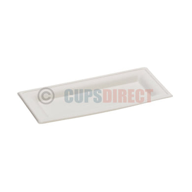 Sugarcane Rectangular Plates - Bagasse Plate made with Natural Fibres