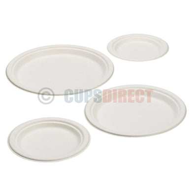 Sugarcane Plates and Tableware - A Range made with Natural Fibres