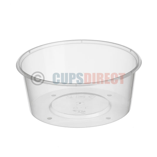 Round Microwavable Plastic Deli and Lid Range