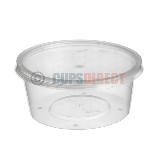 Round Microwavable Plastic Deli and Lid Range