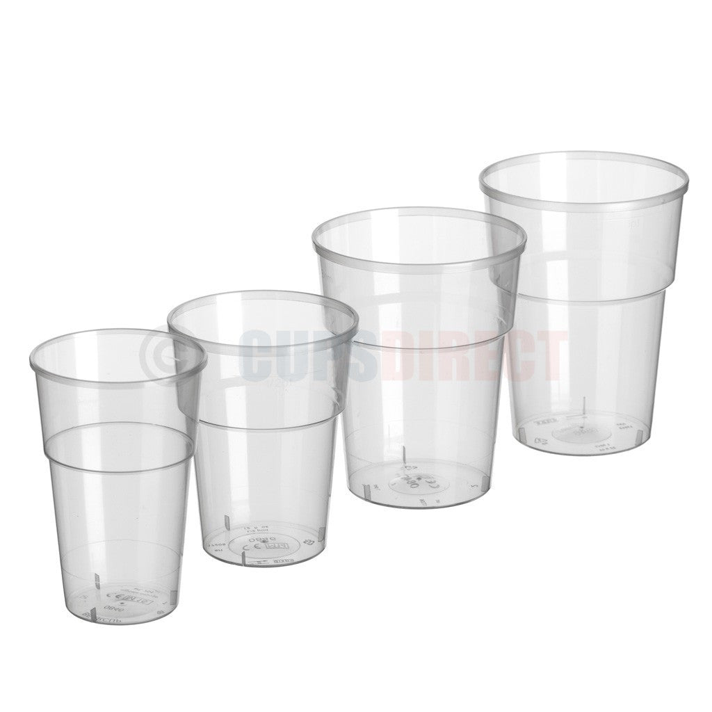 PP - Pint, Half Pint - Tuff Beer Cup Range | CupsDirect