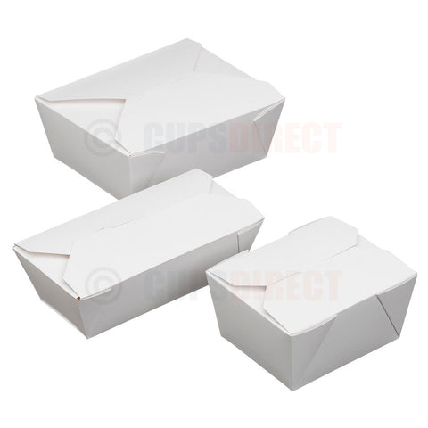 White Deli Food Box Range