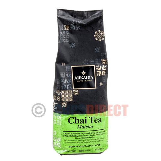 Arkadia 1kg chai tea matcha green powder blend