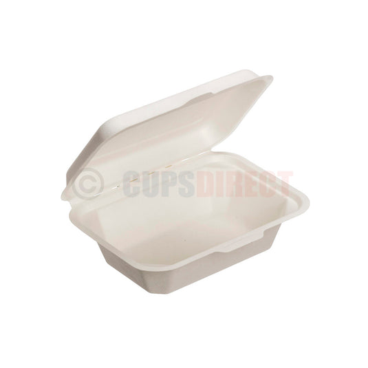 Bagasse clamshell regular box