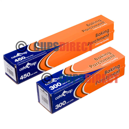 Group image of baking parchment rolls for professional and home baking