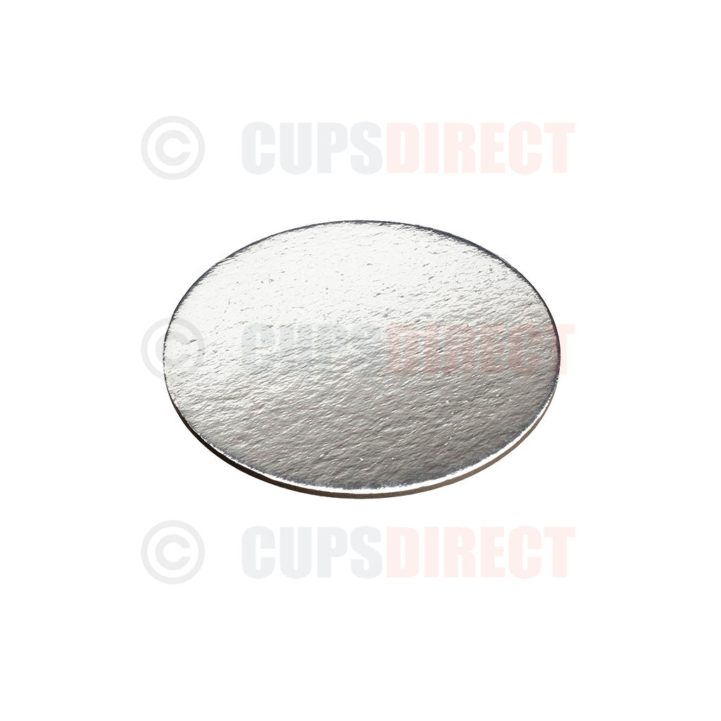 9 inch (22.5cm) Round 3mm Card Cake Board - Silver – Skysies Cakes