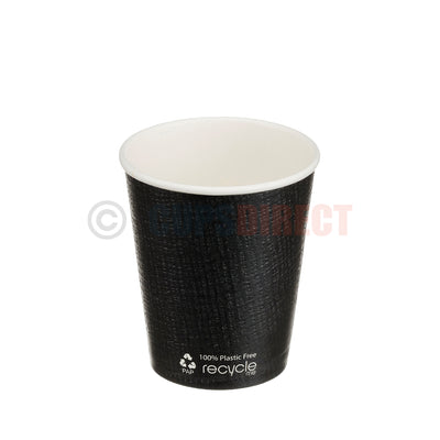 Small size bio recyclable triple wall black embossed hot cup