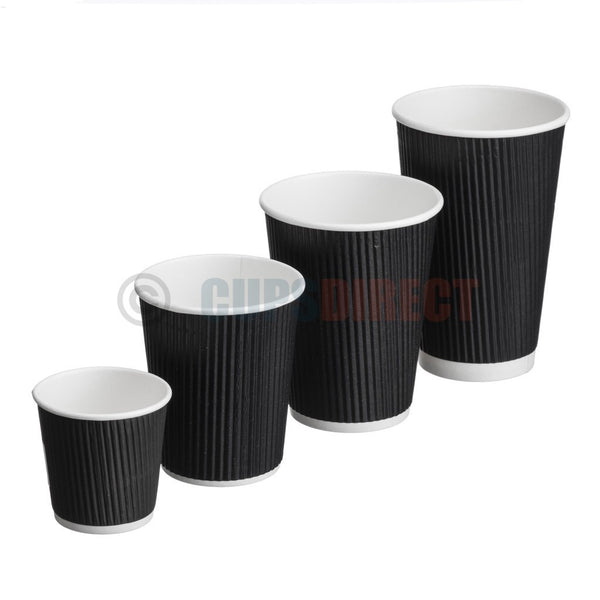 Black Ripple Hot Cup Range