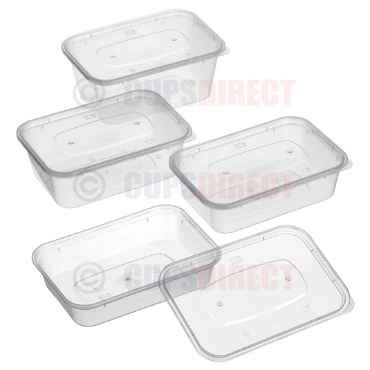 Container Food Micro Microwavable Food Containers with Lids | Recyclable