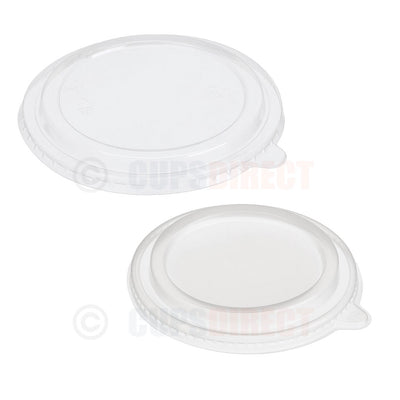 Kraft brown salad bowl lid collection showing different lid options for hot or cold food