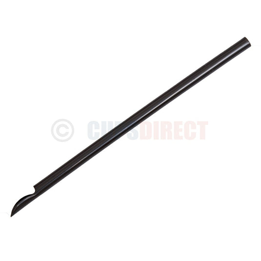 8" Black Spoon Straws;