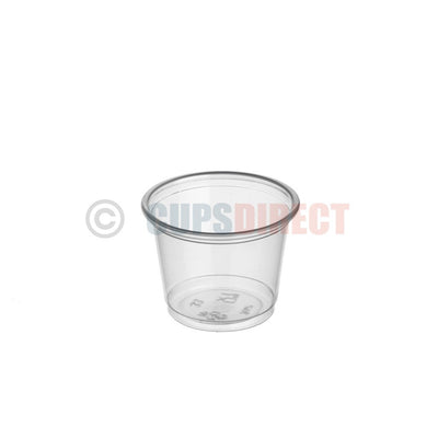 1oz clear plastic portion cup for sauces and dips