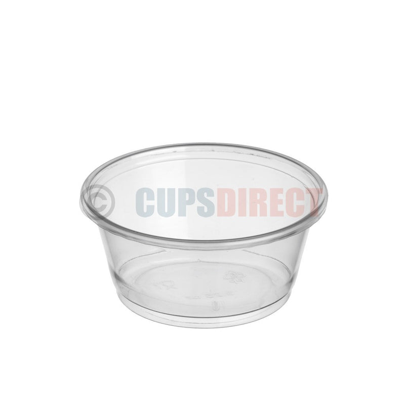Load image into Gallery viewer, 3.25oz clear portion cup for dips, dressings, and samples
