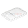 Sabert BePulp, Rectangular Container Lid Range 2 Compartment - PP Lid (PUL51602PP)