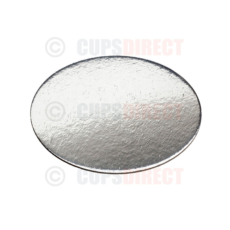 Load image into Gallery viewer, 8 inch silver cake board
