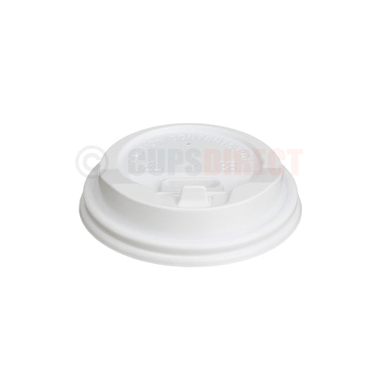 Siplock white hot drink cup lid suitable for 8oz cups
