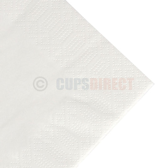White paper napkins for food service, catering and events